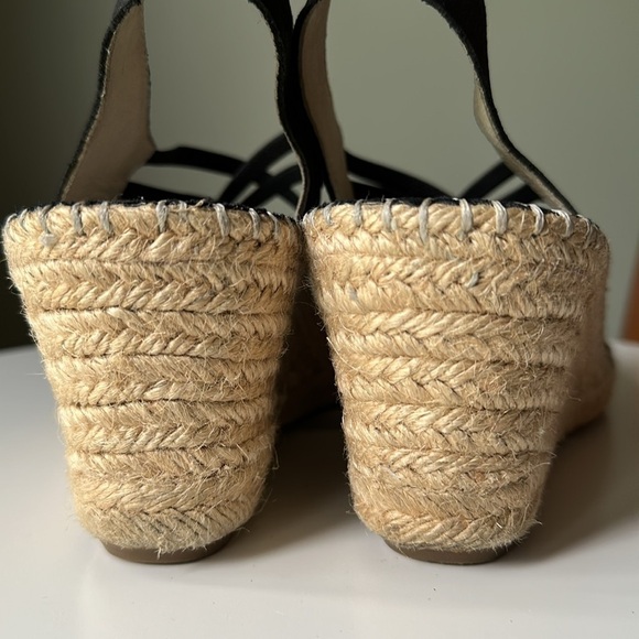 ABEO Delano Metatarsal Wedge Espadrille Sandals Leather Sling Back Open Toe *9N - Picture 7 of 13